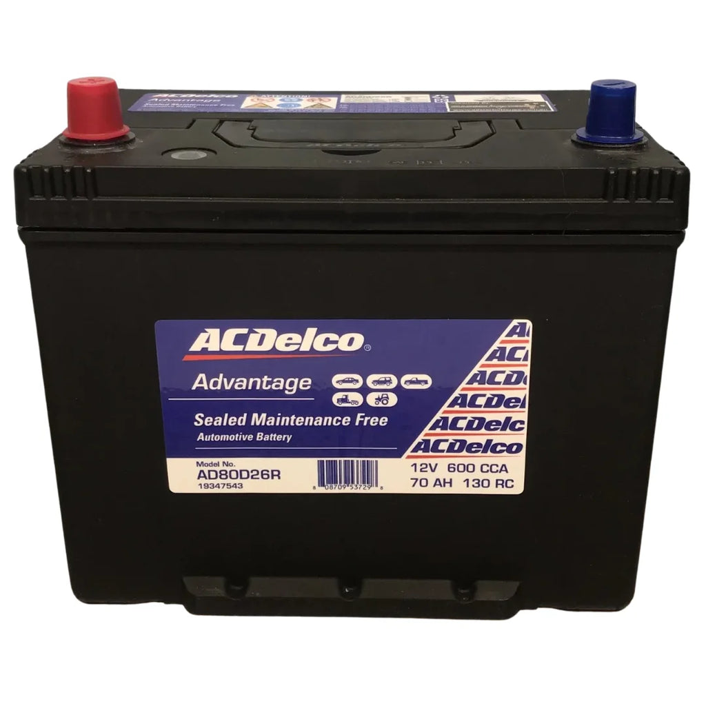 AcDelco AD80D26L NS70LMF NS70LXMF MF80D26L Japanese Automotive Car Battery – Battery Brands Warehouse

