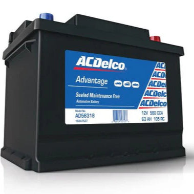 ACDELCO ADVANTAGE AD56318 / DIN65LMF / 357 / MF66 / DIN66MF / 3662 AUTOMOTIVE BATTERY 580CCA
