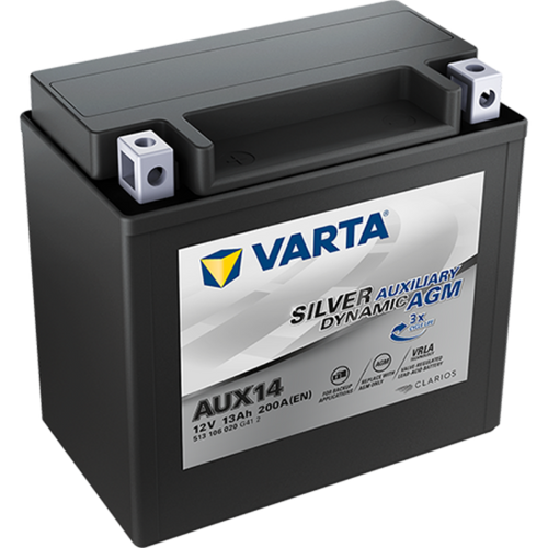 Auxiliary battery AUX14 VARTA SD AGM SILVER DYNAMIC YTX14 Y4 12V 200AH