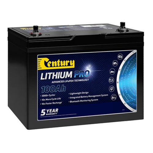 mobile Solar - Batterie 100Ah 12V Lithium Carbest mit Bluetooth