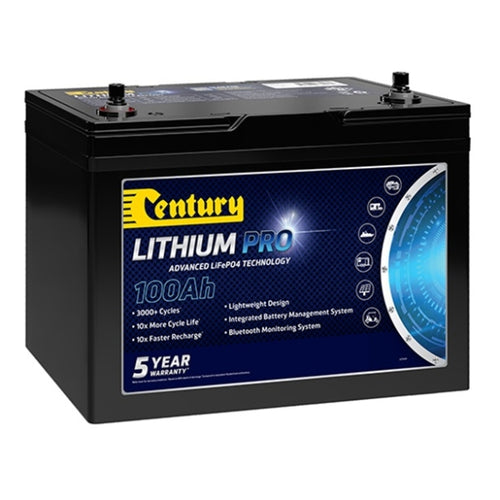 C12-100XLI CENTURY 100AH LITHIUM DEEP CYCLE