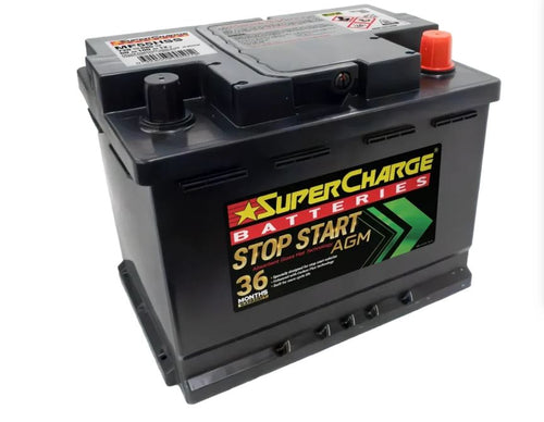 SuperCharge MF55HSS / DIN53LH MF AGM /  S56090 AGM / DIN LN2 / SSAGM-55EUStart-Stop AGM Car Battery