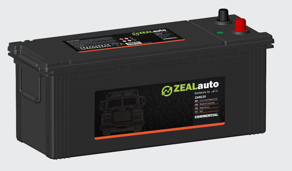 Zeal ZAN120 N120 heavy duty truck battery for commercial vehicles buses and heavy equipment