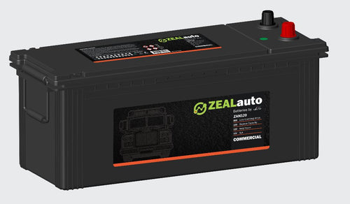 Zeal ZAN120 N120 heavy duty truck battery for commercial vehicles buses and heavy equipment