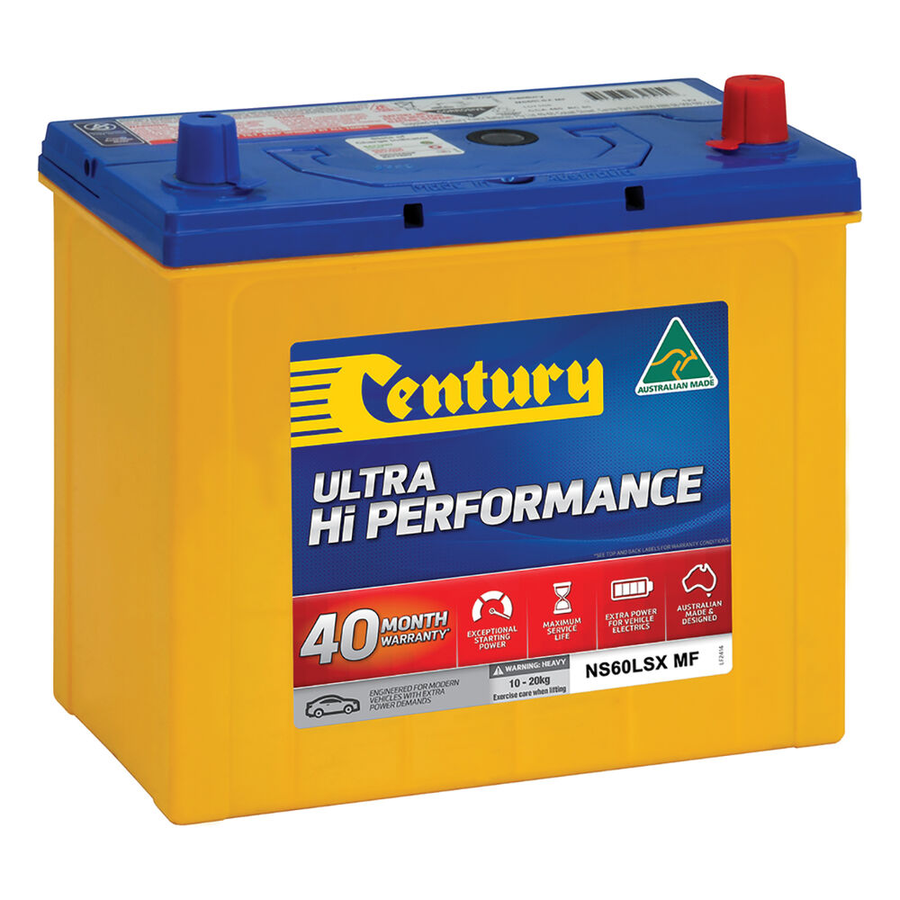 Century Ultra Hi Performance NS60LSX MF Car Battery - Battery Brands Warehouse