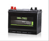 Deltec deep cycle battery on a white background