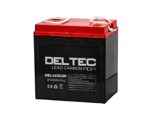DELTEC DEL-LCGC2H 6V 260Ah Lead Carbon AGM Deep Cycle Battery / TROJAN T145/ US145
