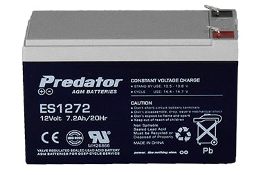 Predator ES1272 12V 7.2Ah AGM General Purpose