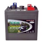 GC6V225AH SSB 6V 225AH Golf Cart Deep Cycle Battery C105 / DC6V225 / R105 / GC2-6VT / GCS-6V / GC2-232-UTL / T105 / T105+