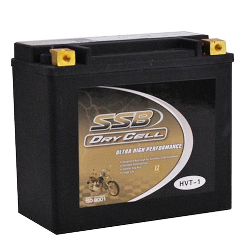 SSB HVT-1 Dry Cell 12V 450CCA Ultra High Performance Motorbike Battery