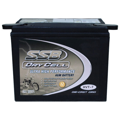 SSB HVT-7 Dry Cell 12V 500CCA Ultra High Performance Motorbike Battery