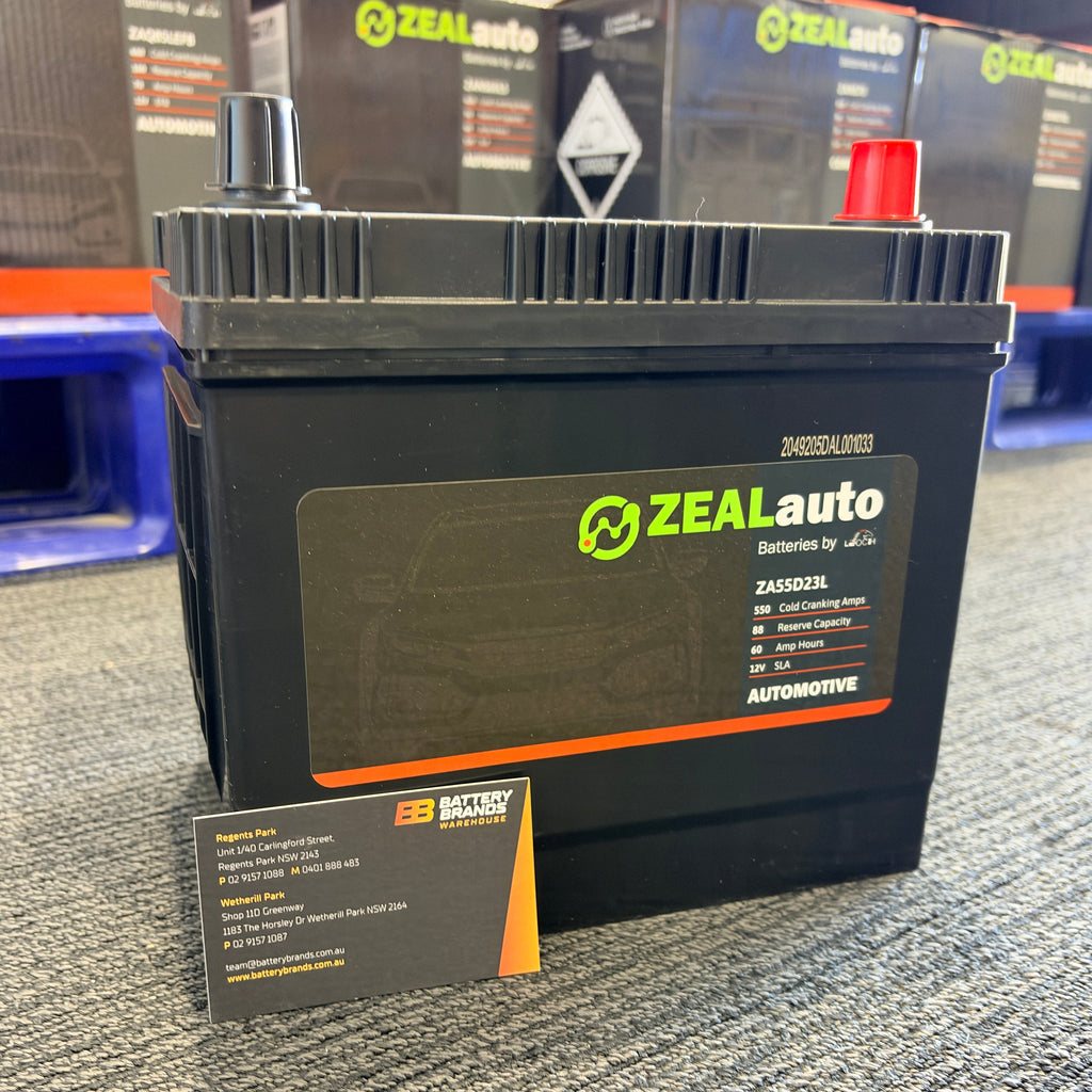 55D23L ZEAL AUTO 12V 550 CCA 55D23L / N55D23L /55D23CMF