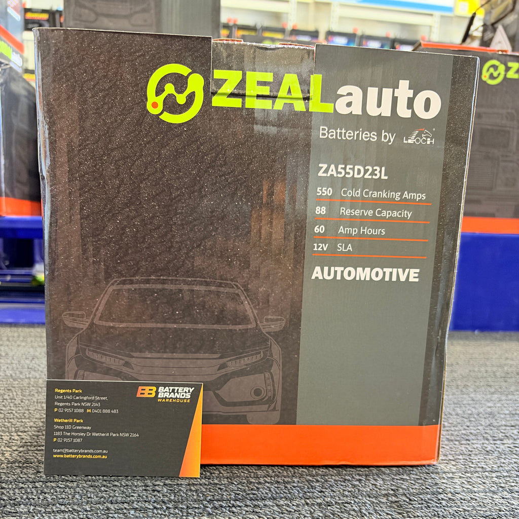 55D23L ZEAL AUTO 12V 550 CCA 55D23L / N55D23L /55D23CMF