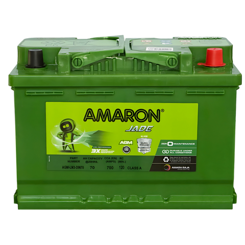 Amaron® AGM Stop Start Battery Din74 LN3 LN3 / S57090AGM / LN3 / 5536 / SA 57020 /SSAGM-66EU / MF66HSS / E39 / DIN65LH AGM