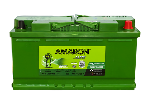 Amaron AGM Stop Start Battery Din95 LN5 G14 LN5 605 901 095 / SSAGM88EU / MF99HSS / DIN88 AGM / DIN88LHAGM S59590AGM - LN5 3888 LN5 SA 59520 SSAGM-88EU - MF88HSS DIN85LH AGM