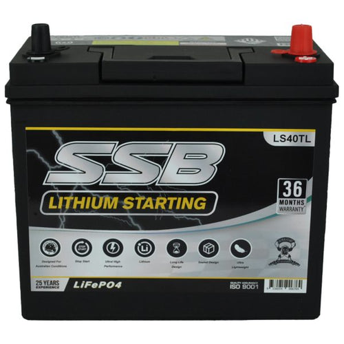 SUPERSTART LS40TL 12 V Lithium Starting Battery – 40 Ah, 1000 CCA
