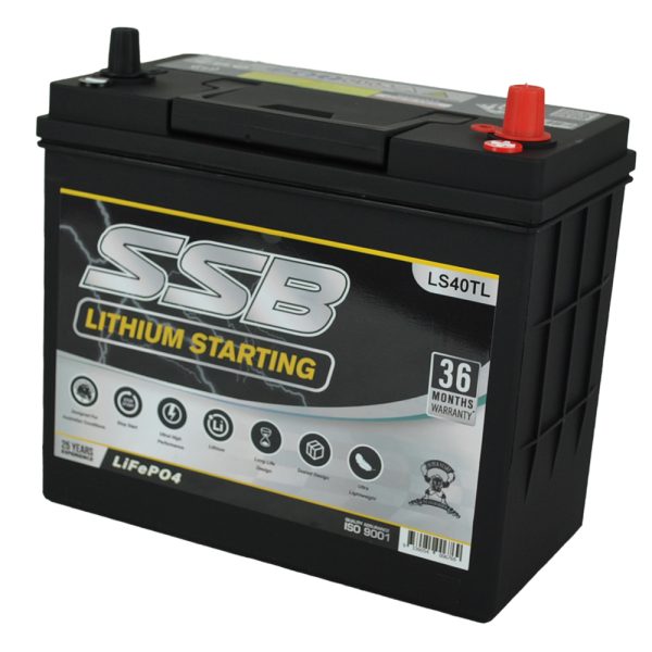 SUPERSTART LS40TL 12 V Lithium Starting Battery – 40 Ah, 1000 CCA