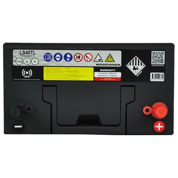 SUPERSTART LS40TL 12 V Lithium Starting Battery – 40 Ah, 1000 CCA