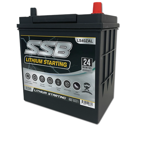 SUPERSTART LS40ZAL Lithium Starting Battery – 12V 30Ah 800CCA