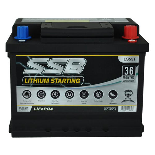 Super Start LS55T 12V Lithium Starting Battery – 60Ah, 1400CCA