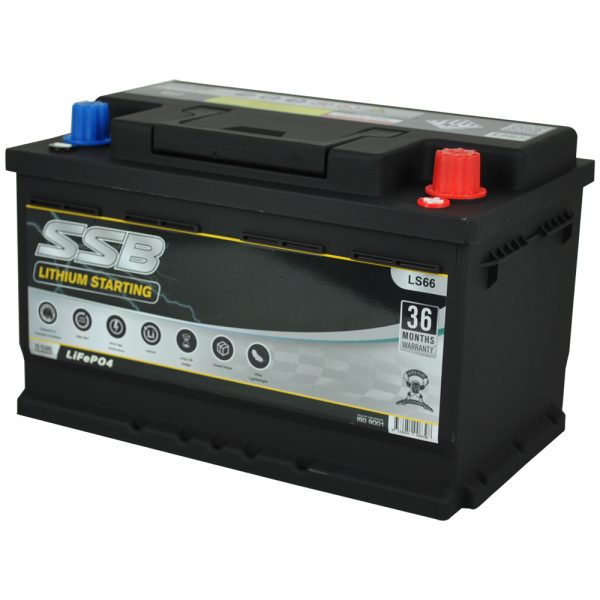 Super Start LS66 12V Lithium Starting Battery – 80Ah, 1440CCA