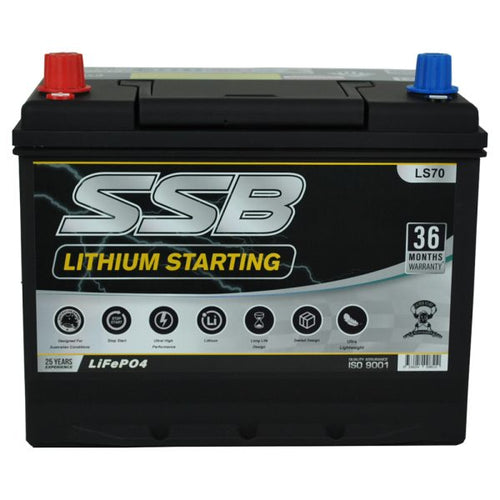 Super Start LS70 12V Lithium Car Battery – 1400CCA, 80Ah, Ultra-Lightweight LiFePO₄