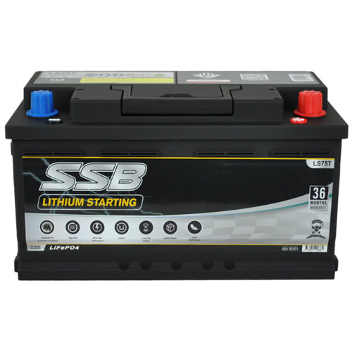 Super Start LS75T 12V Lithium Starting Battery – 100Ah, 1650CCA