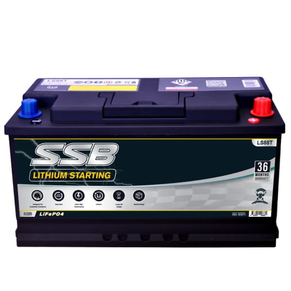 Super Start LS88T 12V Lithium Starting Battery — 120AH, 2000CCA
