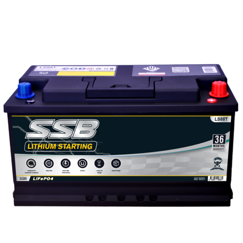 Super Start LS88T 12V Lithium Starting Battery — 120AH, 2000CCA