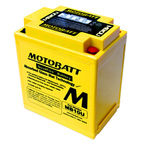 MB10U / YB10LA2 /  YB10LA2 /   YB10AA2 /  YB10AA2  /  YB10LB /  YB10LB  / YB10LB2 Motobatt 12V AGM Battery