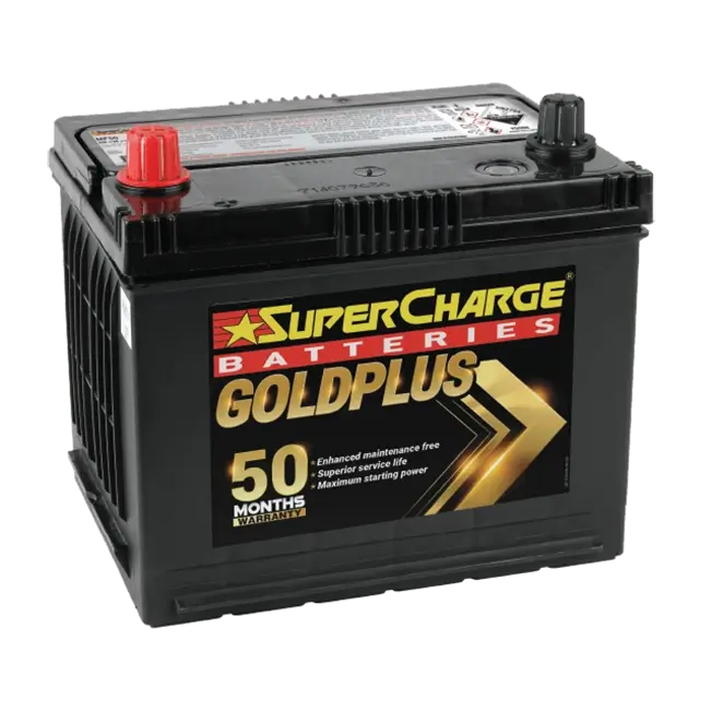 SuperCharge GOLD PLUS MF50 Popular Automotive Car Battery 58VT SMF / 22F600SMF / 58VT MF / AU22R-520  / 2502 / 22F-520 / SMF58VT / 58VT MF / MF50 / X56CMF / 1351 / 3103 / 3104