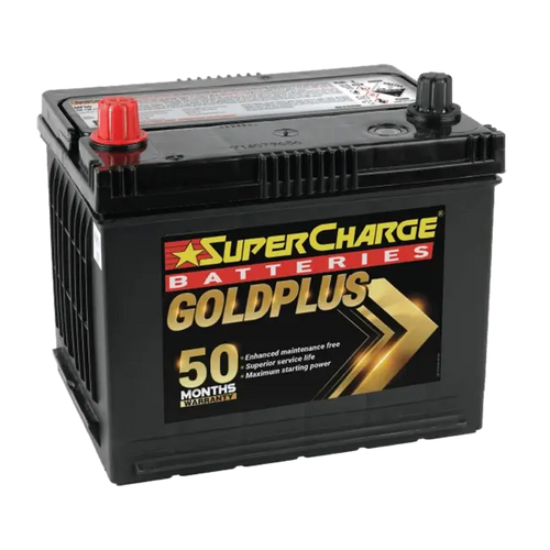 SuperCharge Gold Plus Car Battery - MF50 MF50 / NS50P / SMF57 / 1350 / 4604 / 4605 / 6100 / 2503 / 57MF