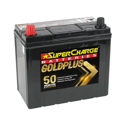 SuperCharge GOLD PLUS MF55B24RS Japanese Automotive Car Battery / S55B24RS / AD52B24RS / NS60LSXMF / NS60LSMF / X60DMF/60DMF/LM60D / MF55B24RS / 2135 / 342/434