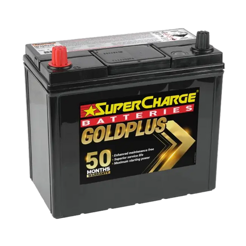 SuperCharge GOLD PLUS MF55B24R Japanese Automotive Car Battery NS60 MF / S55B24R / NS60 / MF 55B24R / 5240 / NX100-6MF / MF50B24R / 60DPMF / NS60 MF / SMFNS60R / B33 / NS60 MF / 5240