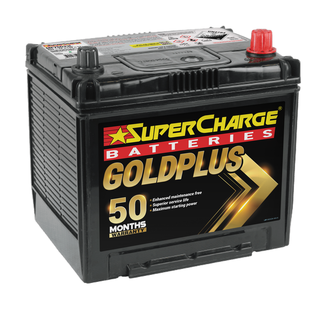 SuperCharge GOLD PLUS MF75D23L Japanese Automotive Car Battery 55D23L / 55D23CMF / S55D23 / AD55D23L / 2544 / 359 / EN55D23LMF / 323 / 423 / 55D23 / MF75D23L / SMF55D23L / X55D23CMF / D47 / 5543 / 7231
