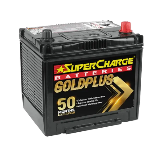 SuperCharge GOLD PLUS MF75D23L Japanese Automotive Car Battery 55D23L / 55D23CMF / S55D23 / AD55D23L / 2544 / 359 / EN55D23LMF / 323 / 423 / 55D23 / MF75D23L / SMF55D23L / X55D23CMF / D47 / 5543 / 7231
