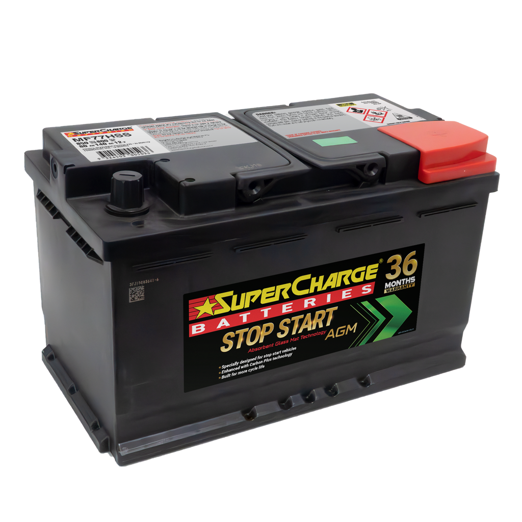 Super Charge MF77HSS /DIN75LH MF AGM / S58090 AGM / DINLN4 / 5536 / SSAGM-77EU  Start Stop AGM Car Battery