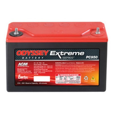 ODYSSEY Extreme Series 950PHCA 400CCA AGM Battery ODYSSEY PC950 Extreme Series 950PHCA 400CCA AGM Battery