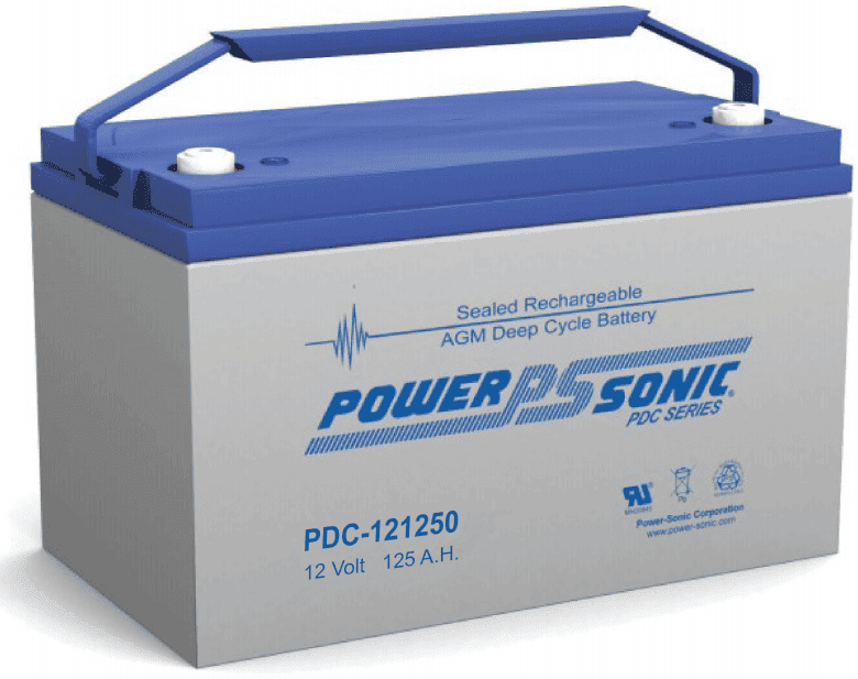 POWER-SONIC  DEEP CYCLE  PDC121250 12V 125AH BATTERY
