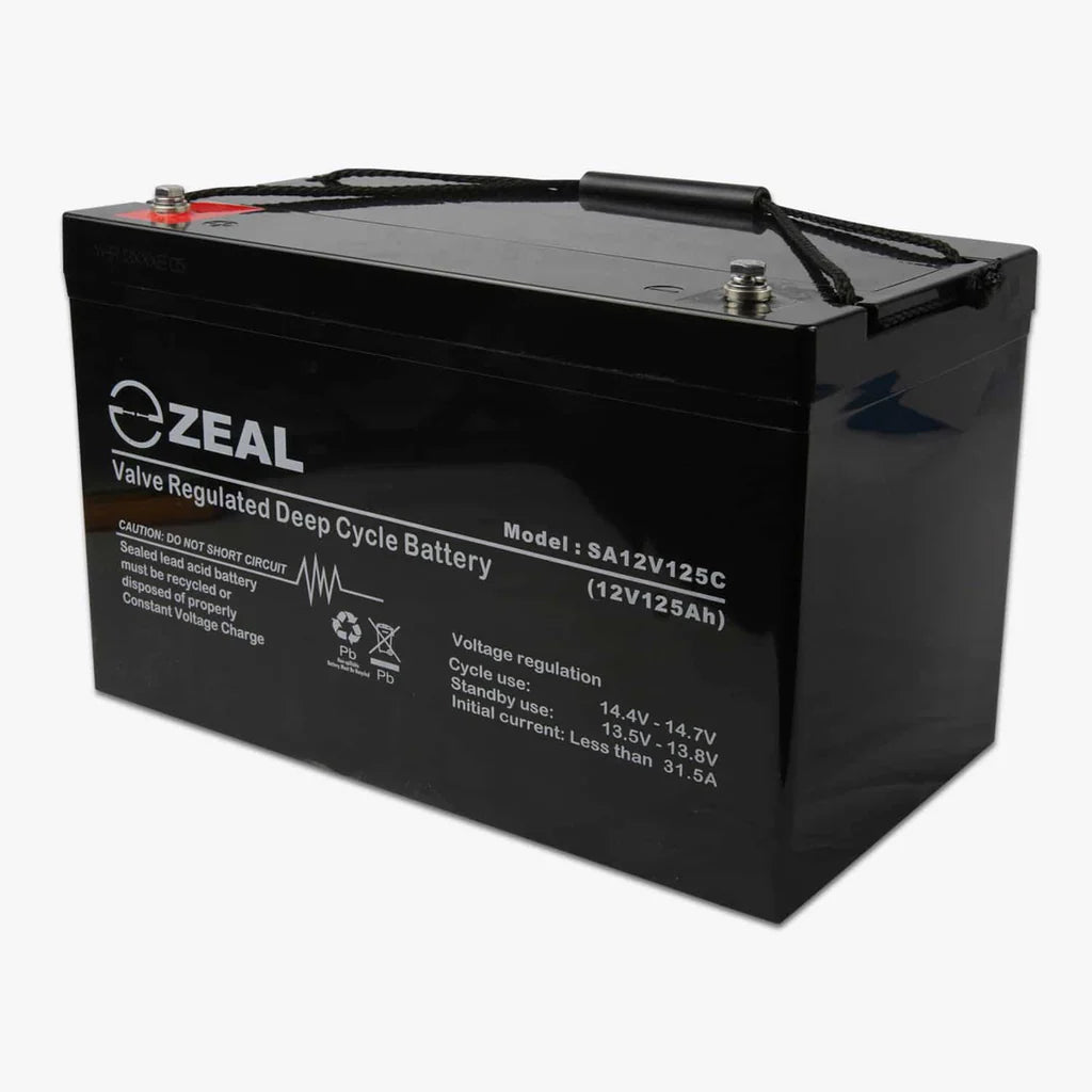 DEEP Cycle Zeal 125AH  AGM Battery SA12V125C