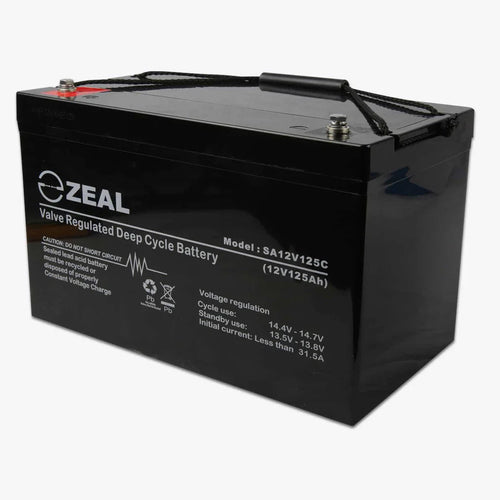 DEEP Cycle Zeal 125AH  AGM Battery SA12V125C