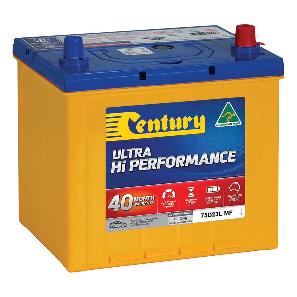 Century Battery Ultra Hi Performance - 75D23R MF / 55D23R  / 55D23R MF / S55D23R / 55D23RB MF / 55D23R / 2543 / 55D23R / MF55D23R / 55D23DMF / / 55D23R MF / MF55D23R / D48   / 55D23R MF