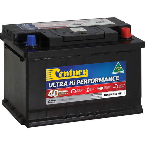 Century Ultra Hi Performance Car Battery DIN65LHX MF