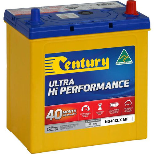 Century Battery Ultra Hi Performance  NS40ZLX MF NS40ZLX MF NS40ZL MF NS40ZLWC NS40ZL MF 40B19L 2384 NS40ZLMF MF40B19L 40CPMF NS40ZLX MF / NS40ZLS MF SMFNS40ZLX - NS40ZLX MF / NS40ZLS MF /  AD42B19L / MF40B20L / X40CMF / 2382