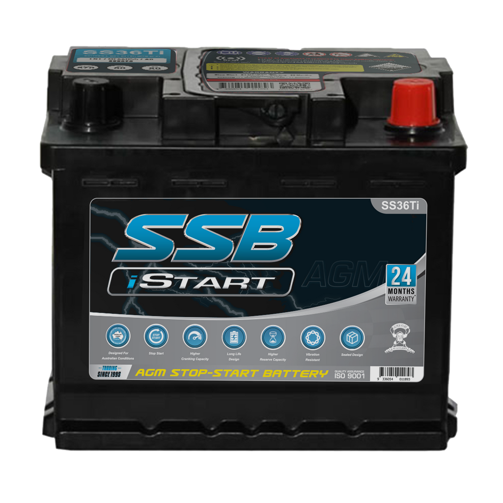 SS36Ti SSB 570 CCA Stop Start VRLA (AGM) Battery SSAGM44EU/LN1/MF44HSS/