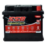 SS36 SSB 490 CCA Gold MF Car Battery EDIN44LMF DIN44L MF / DIN44L MF / 54316 / 30372 / MF54321 / DIN44MF / DIN44L MF / SMF44 / B18 / DIN44L MF