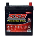 SS40ZAL SSB Gold MF Car Battery S42B19LS / NS40ZLSMF / NS40ZLSXMF / X40CMF / ENS40ZALMF / LM40C / MF40B20ZAL / SMFNS40ZALX / 2382 / 1122 / 329 / 429