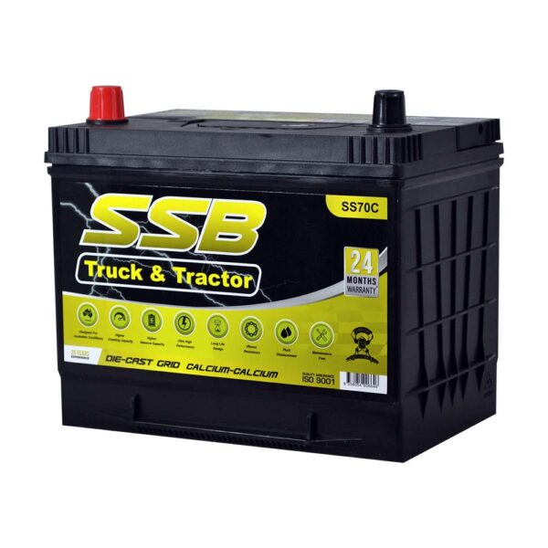 SS70C SSB Commercial Truck & Bus Battery – 12V 750CCA Heavy Duty