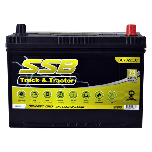 SS70ZZLC SSB Commercial Truck & Bus Battery – 12V 820CCA Heavy Duty