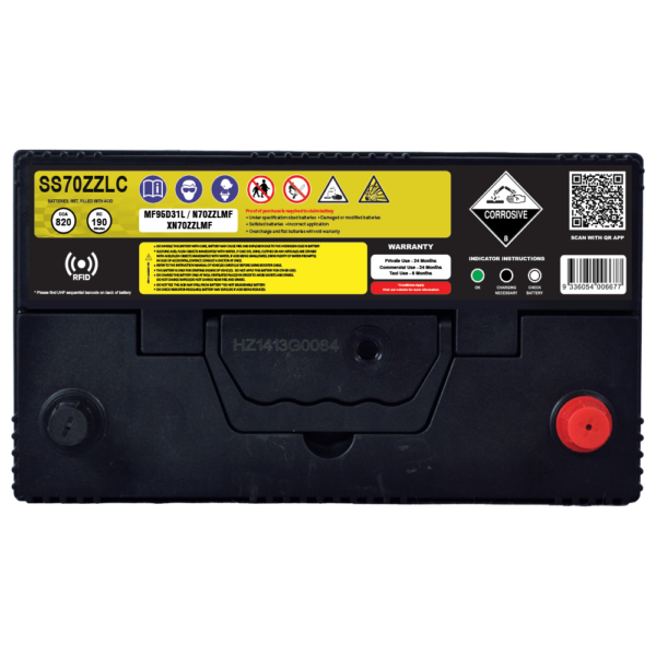 SS70ZZLC SSB Commercial Truck & Bus Battery – 12V 820CCA Heavy Duty